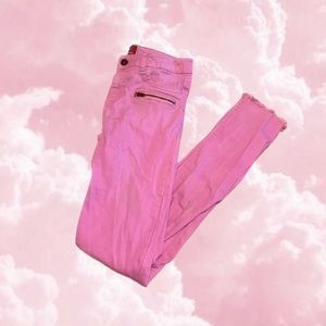 💖Hot Pink Arizona Skinny Jeans with distressed ends
